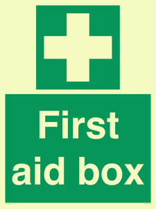 first aid box